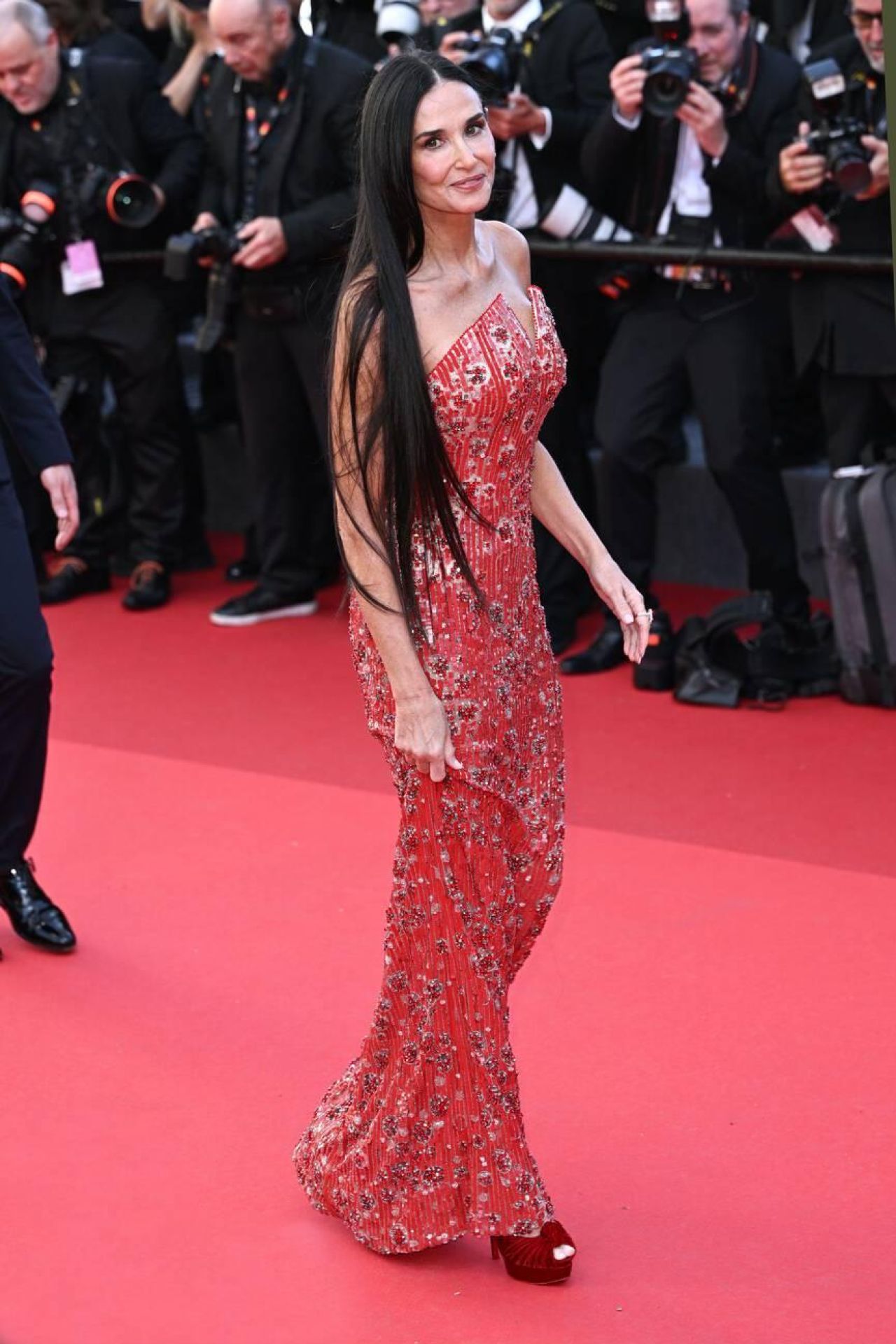 Demi Moore at Kinds Of Kindness Premiere 2024 Cannes Film Festival12